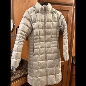 The North Face Metropolis Down Parka coat.